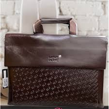 NOM MON Coffee Brown Colour With Multiple Zipper Laptop Bag 3301