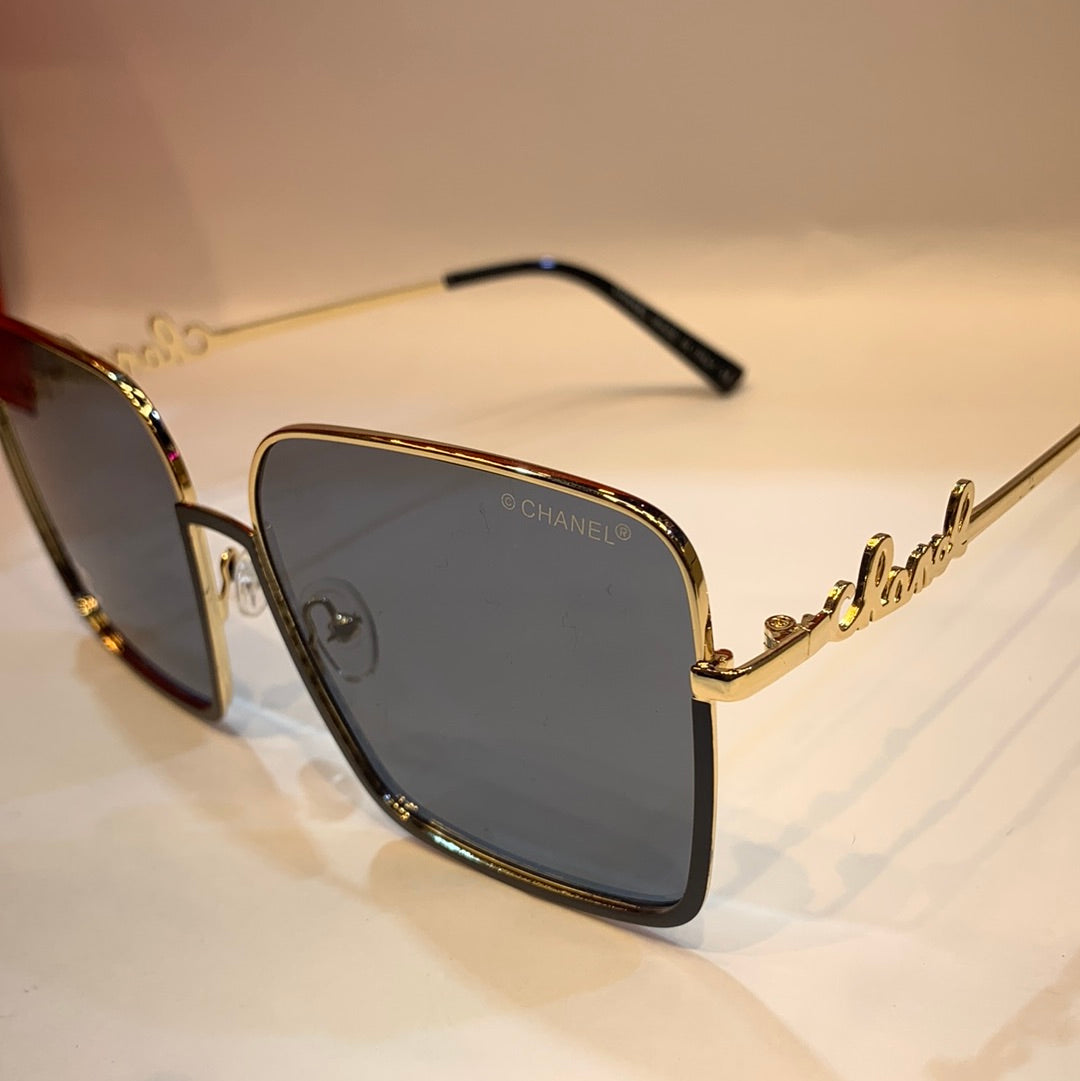 AHC Copper Frame Black Shade Unisex Sunglass