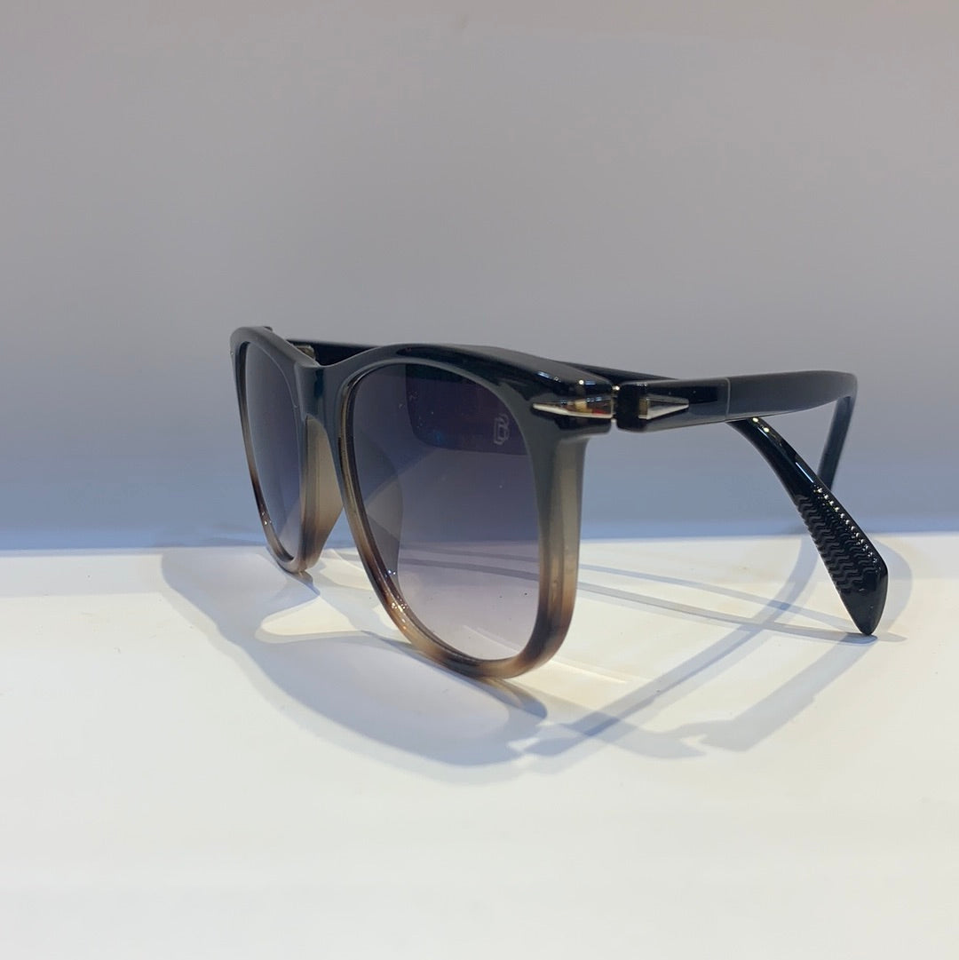BD Brown Cream Frame Black Shade Sunglass UM1879-353 20-143