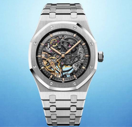 Ap Silver Chain Automatic Man Watch 901371