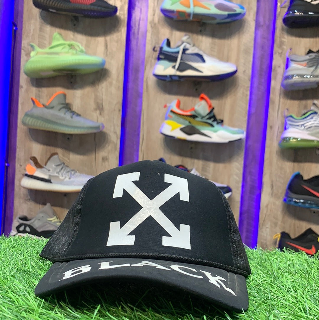 Black Off White Net Cap 700150