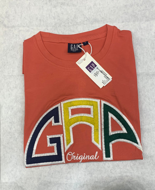 PAG Red Colour With Front PAG Embroidery Lycra Fabric Tshirt 50134