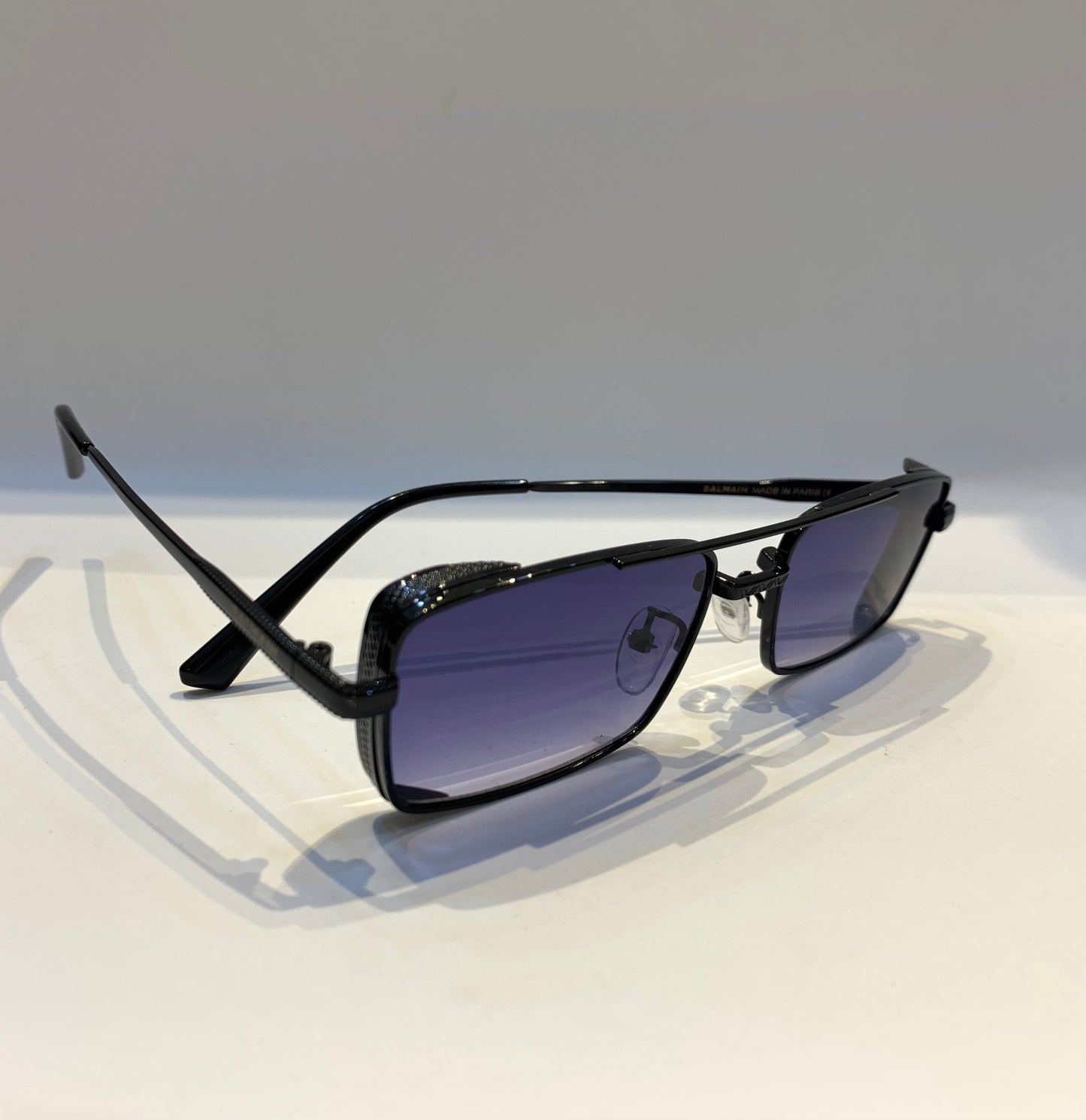Lab Bal Black Frame Blue Shade Sunglass B80-67653 20-144