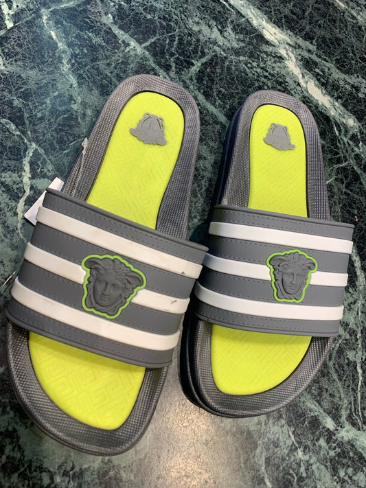 Neon grey slippers