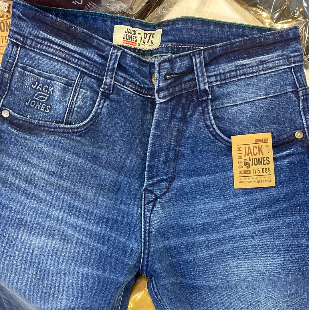 Jack JJ Blue Faint Branded Designers Men’s Jeans Might Vary Colour And Design Slim Fit 110030 AAA1