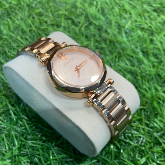 Rev Copper chain Orange Dial Ladies Watch