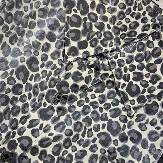 NF Studio White Black Colour With Laopard Printed Premium Quality Shirt 68032