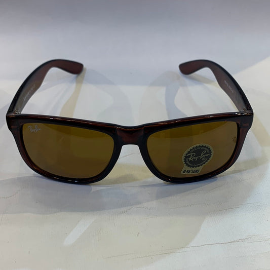 YAR RB Glossy Brown Frame Brown Shade Sunglasses RB4165 855/8G 2N