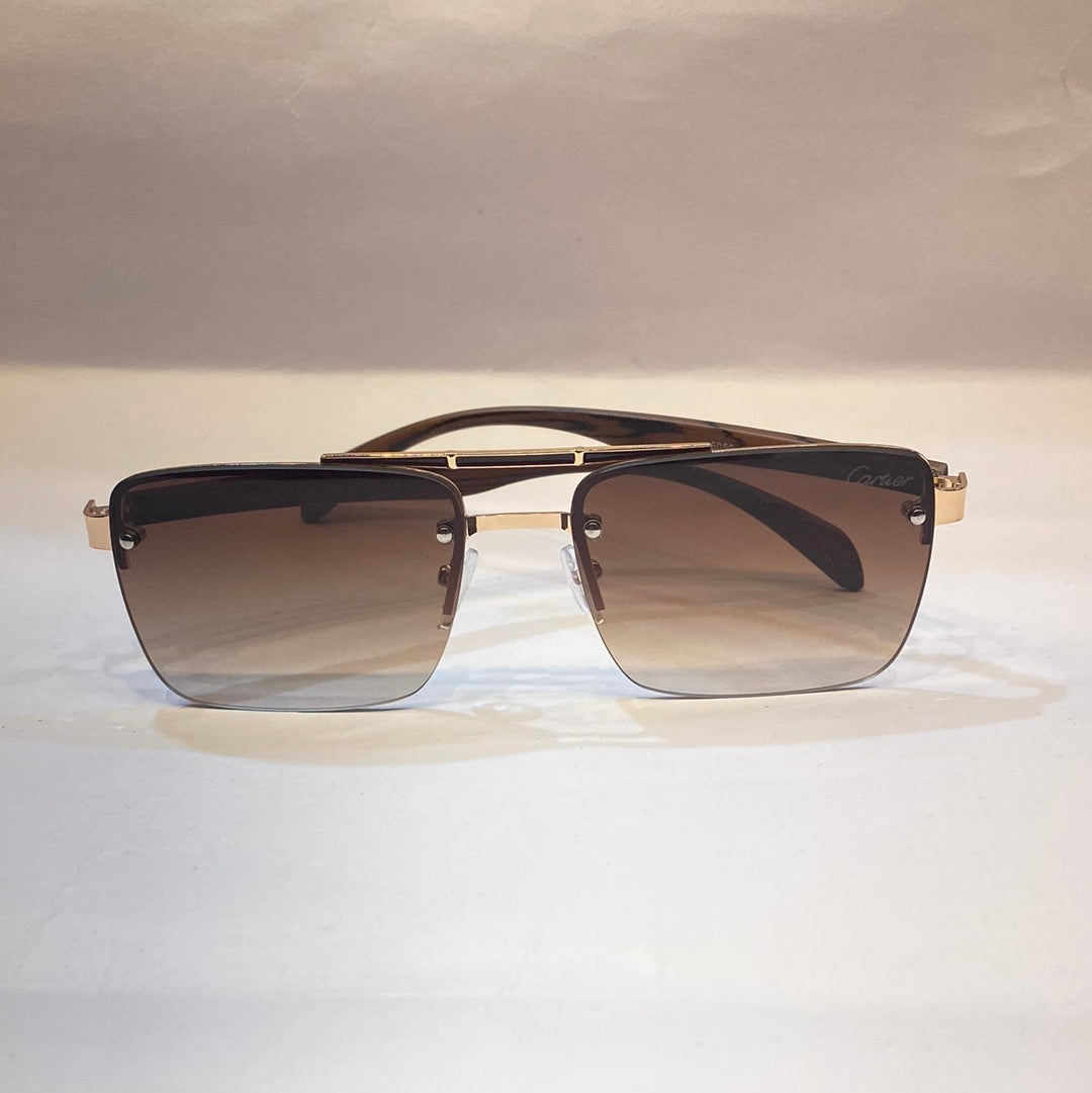 RAC Brown Frame Brown Shade Unisex Branded Sunglasses 5059 4820-135