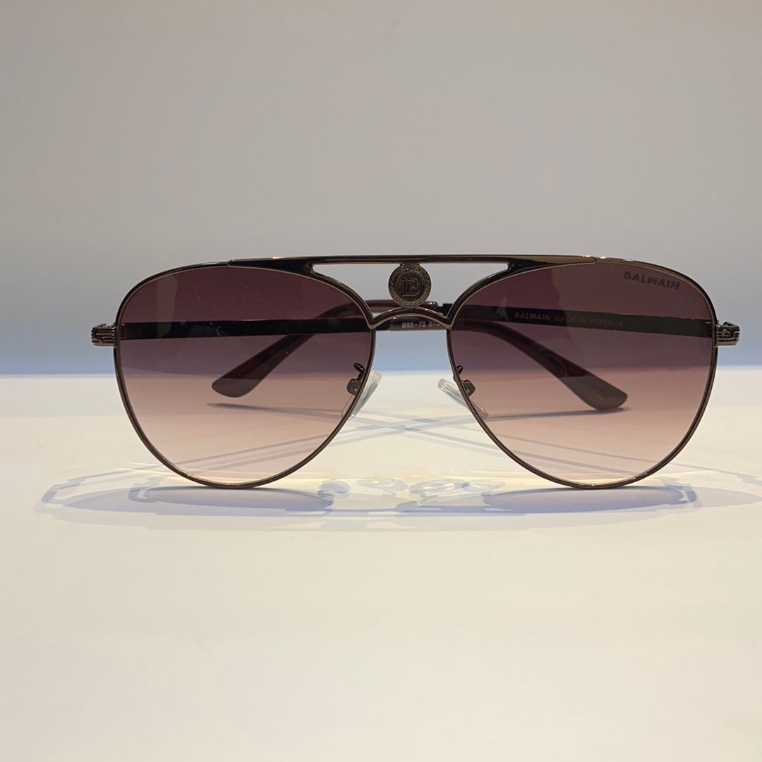 Lab Bal Dark Brown Frame Brown Shade Sunglass B85-7257 12-142