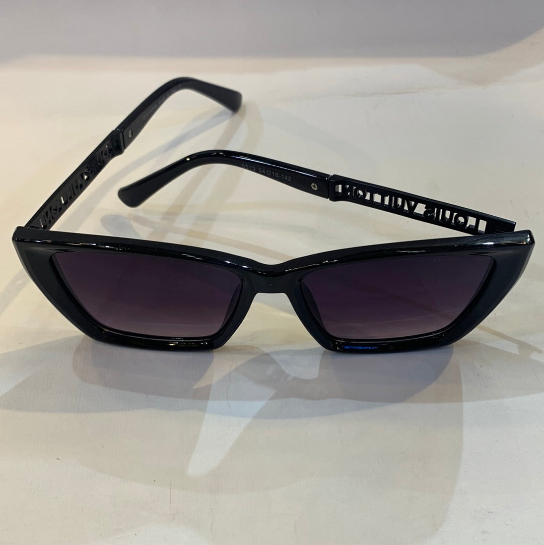 UOL VL  Black Frame Purple Shade Unisex Sunglass 5513 54 18-142