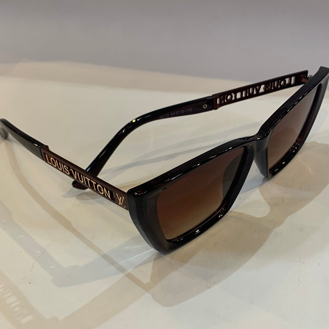 UOL VL  Brown Frame Brown Shade Unisex Sunglass 5513 54 18-142
