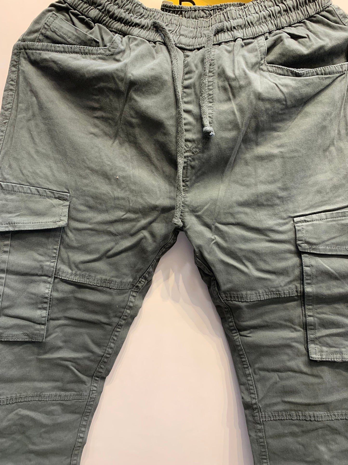 Blank Stitch Dark Grey  Colour With 6 Pocket Jogger Style Cargo 1105018