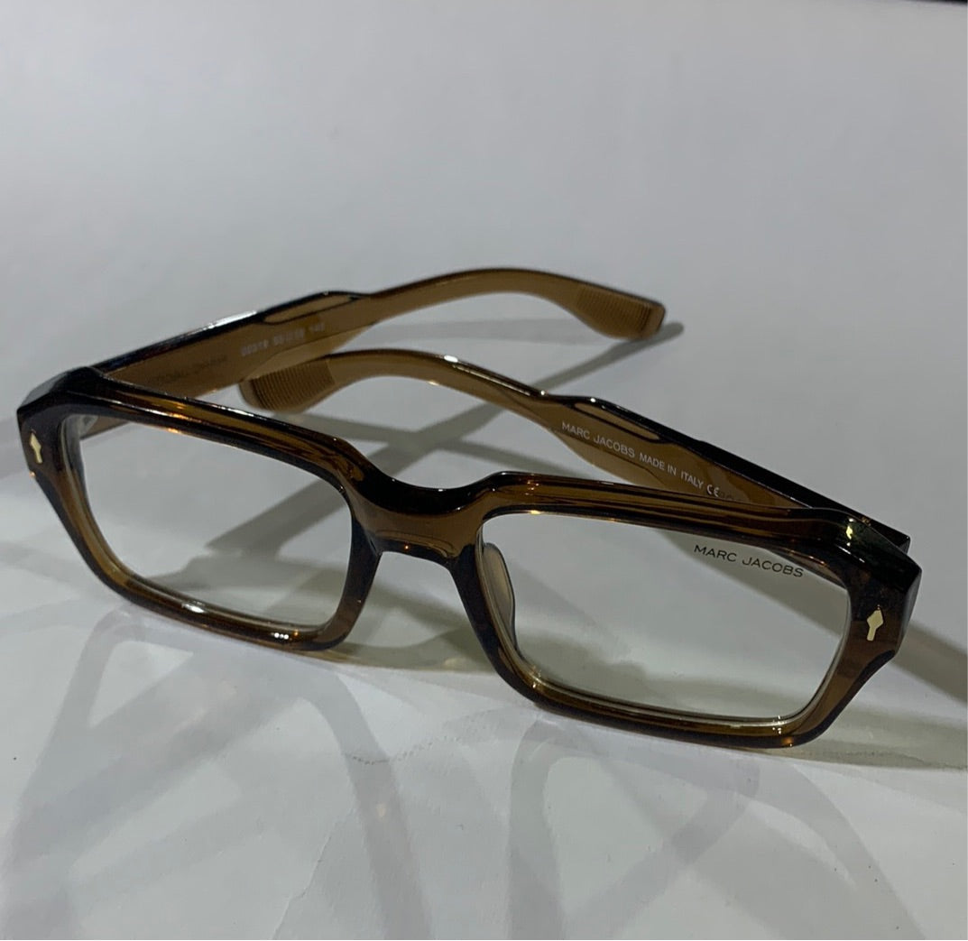 RAM Glossy Transperent Brown Frame Transperent Shade Unisex Sunglasses 86319 55 19 146