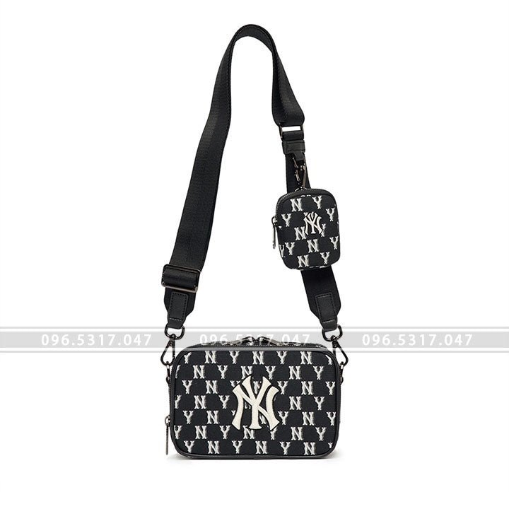 YN BLM Black Colour YN Monogram Logo Premium Quality Unisex Side Bag