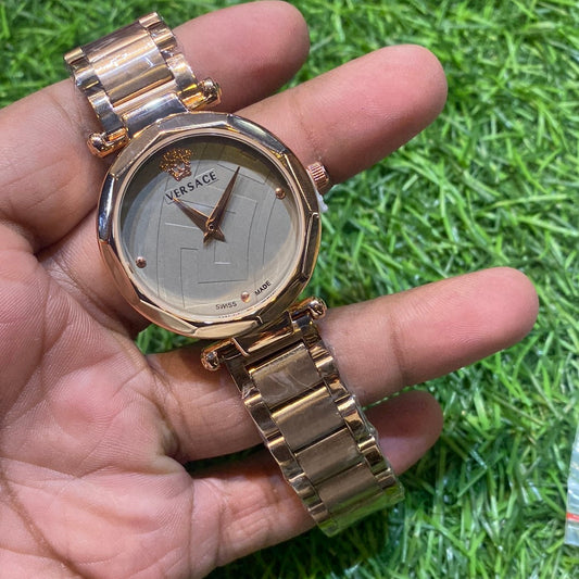 Rev Copper Chain Grey Dial Ladies Chain Watch