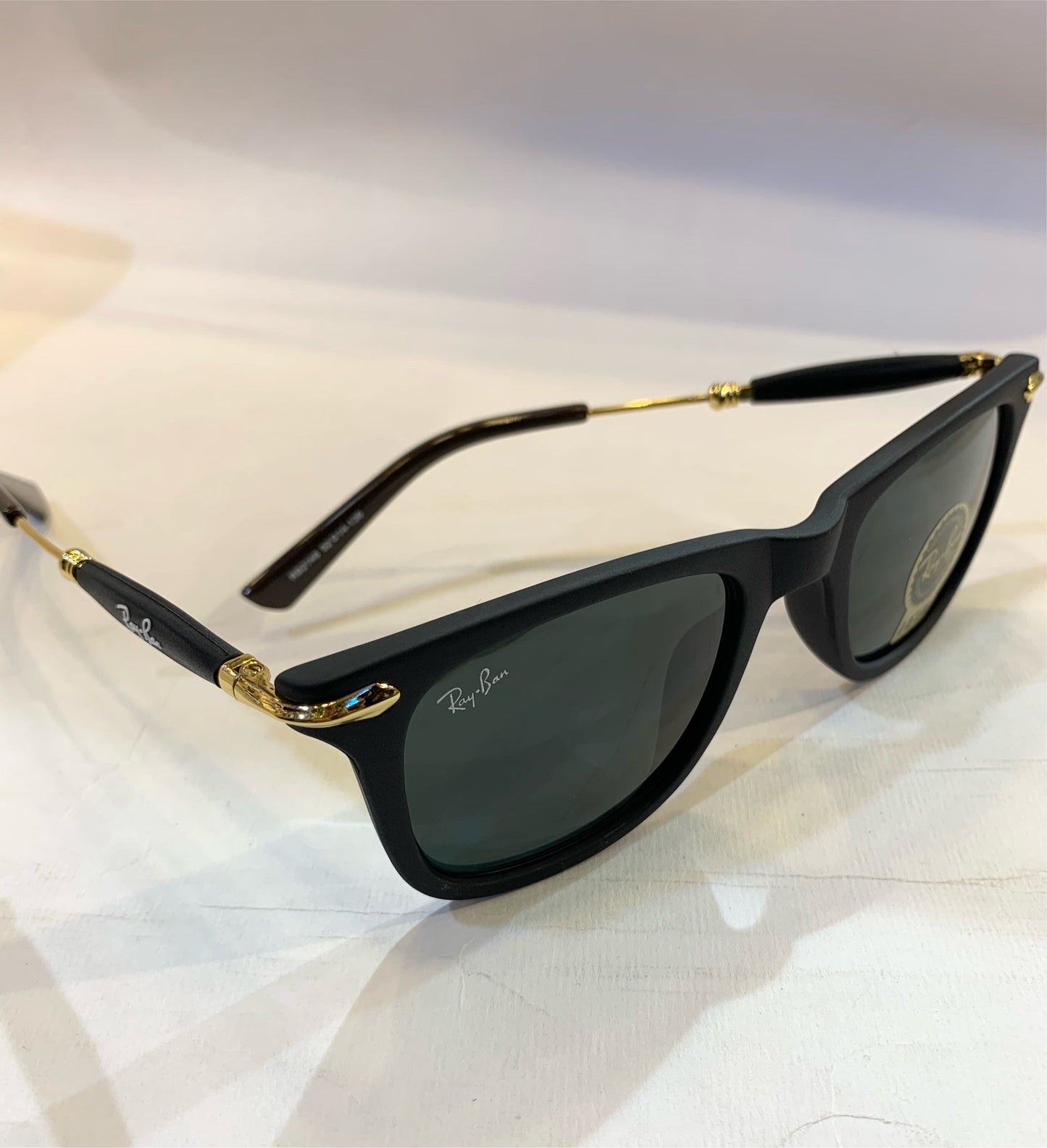 YAR RB Matte Black Frame Black Shade Sunglasses RB2140 52 22 150 3N