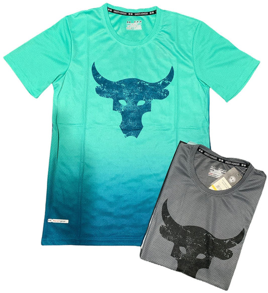 Grey Colour Und DNU Lycra Fitted TShirt Heavy Quality