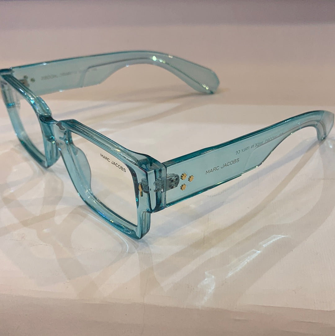 RAM Glossy Transperent Blue Frame Transperent Shade Unisex Sunglasses 86318 50 22 146