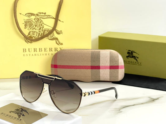 Brown Gold Branded Luxury Sunglasses 2A357 56 16-127