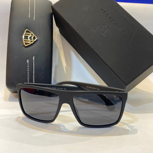 Yam Black Matt Frame Black Shade Unisex Branded WT1928 58 17-134