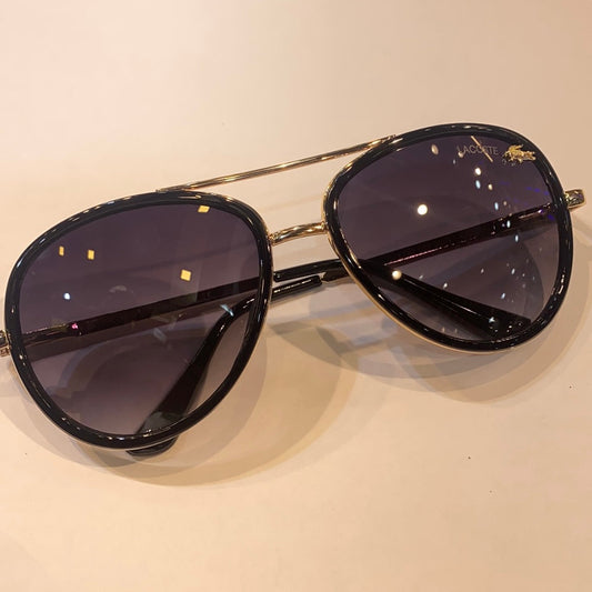 Gold Black Frame Black Shade L142 072 56 17 135 CAL Sunglass