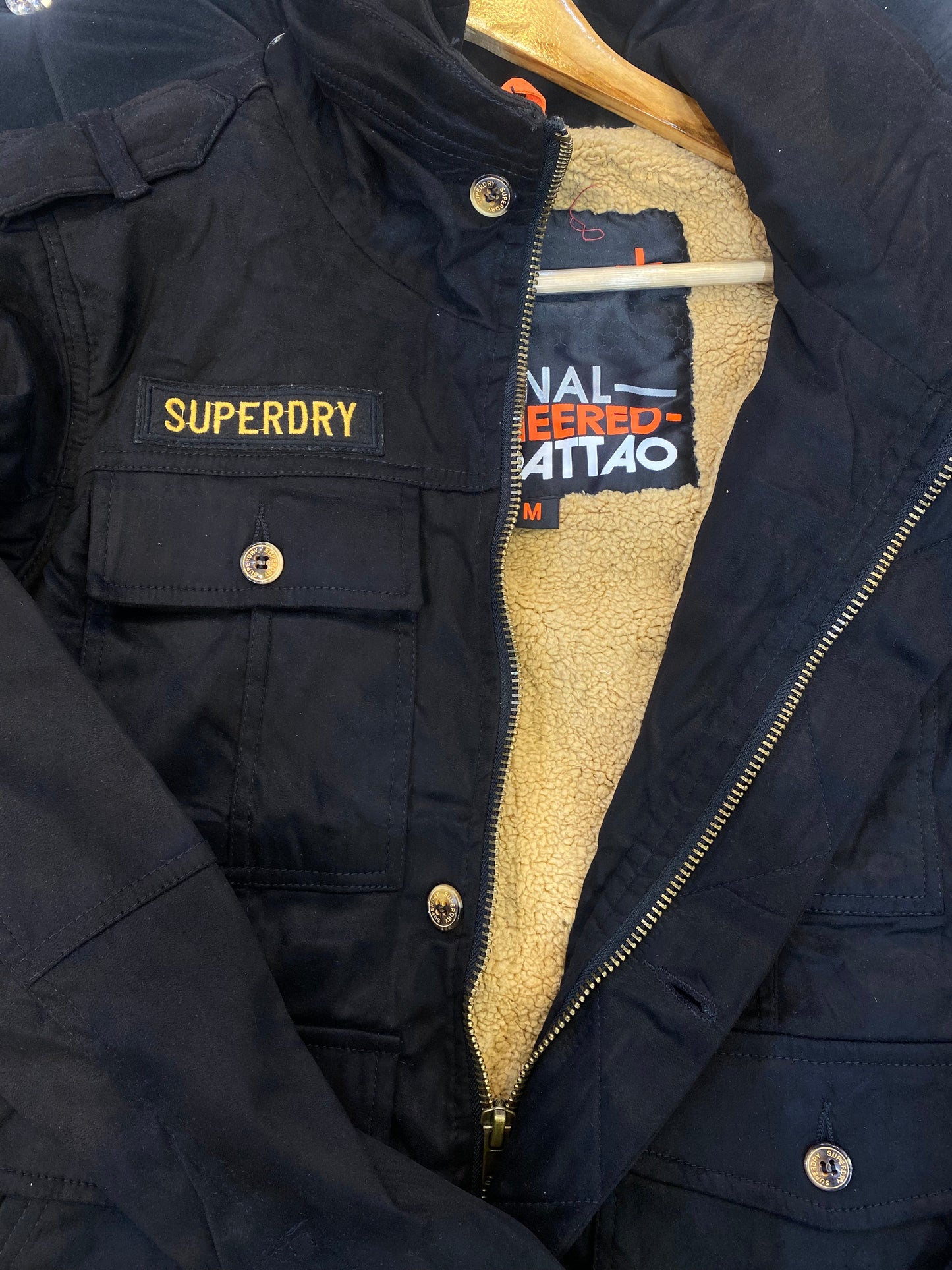 PUS Black Colour Heavy Quality Rescue Department Jacket 921306