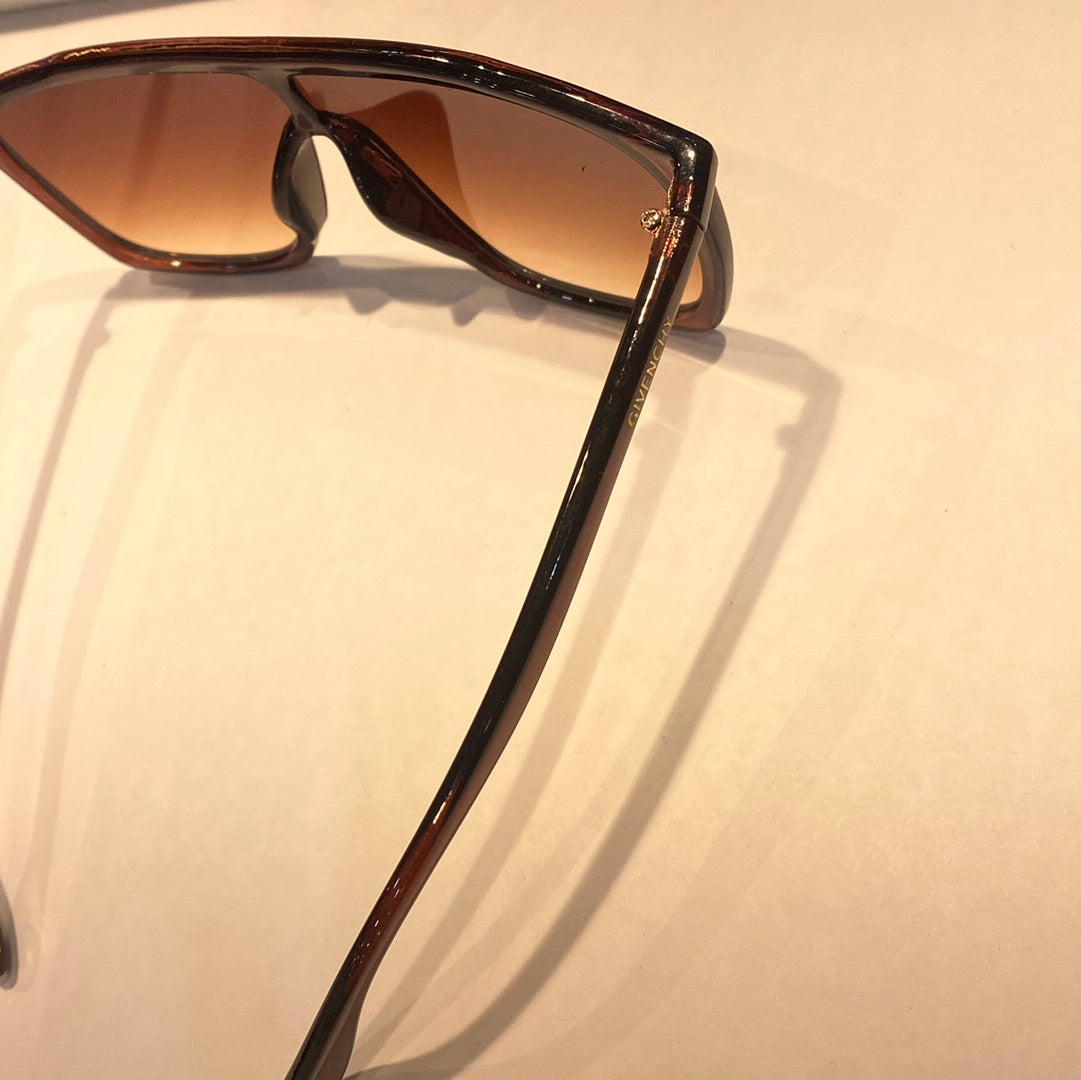 Brown Fram Printed Branded Luxury Sunglasses 32023 56 18-136