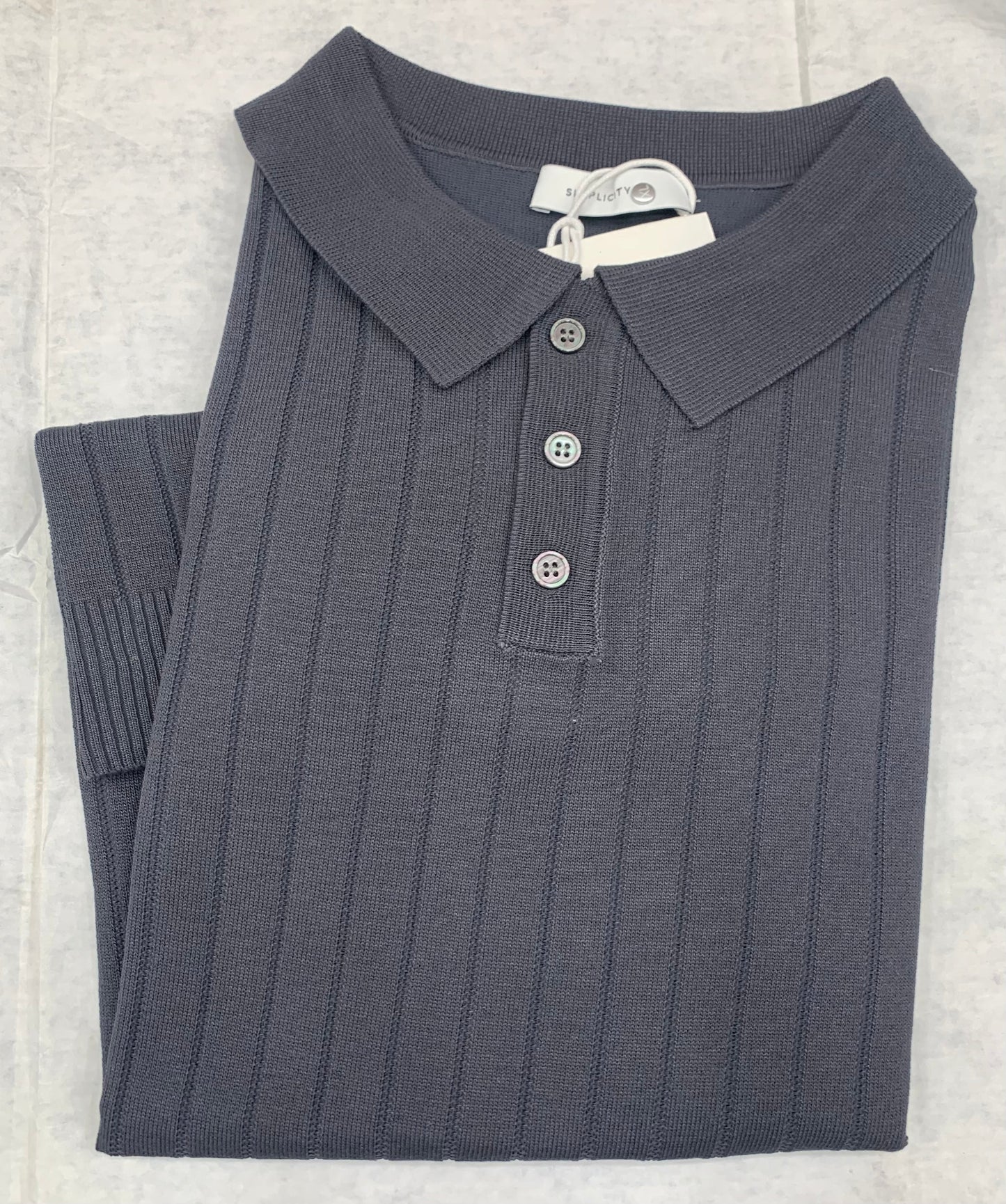 Simplicity Grey Colour Roman Jersey Moisture Wicking Quick Collar Tshirt 1105066