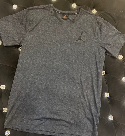 JOR ROJ Dark Grey Colour With Front Logo Print Dri Fit Sports TShirt 821309