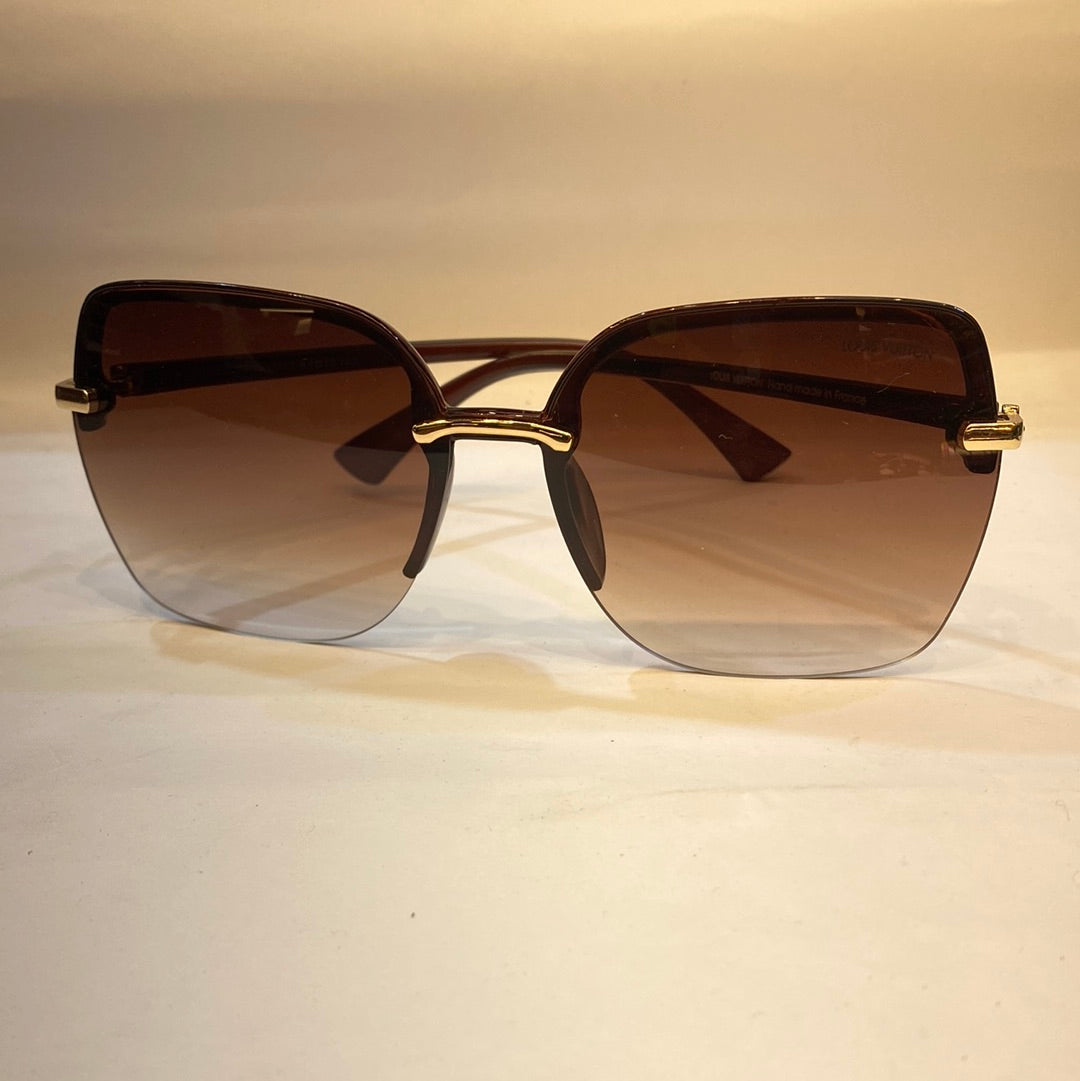 UOL Brown Frame Brown Shade Unisex Sunglasses A30110 63 13 143