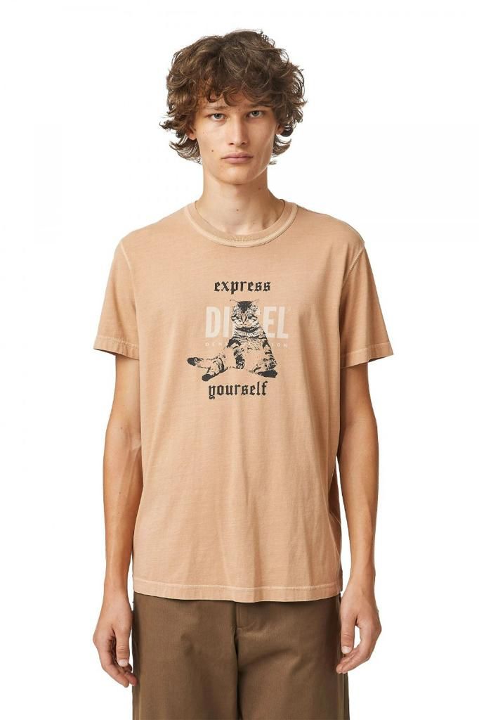 EID Beige  colours Half Sleeves Cotton TShirt 110396
