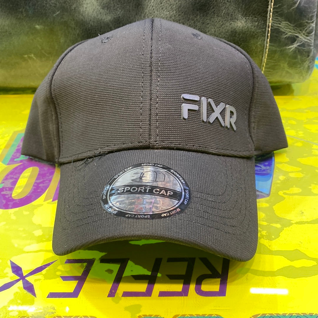 Black Colour Fix With Embroidery Design Sports Cap 913011