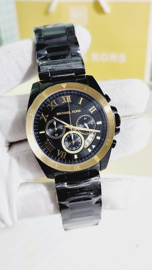 Cim Black Chain Copper Ring Black Dial Man watch