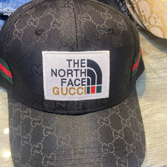 Cug Black Cap Green Red Stripes Gg Embroidery 300174