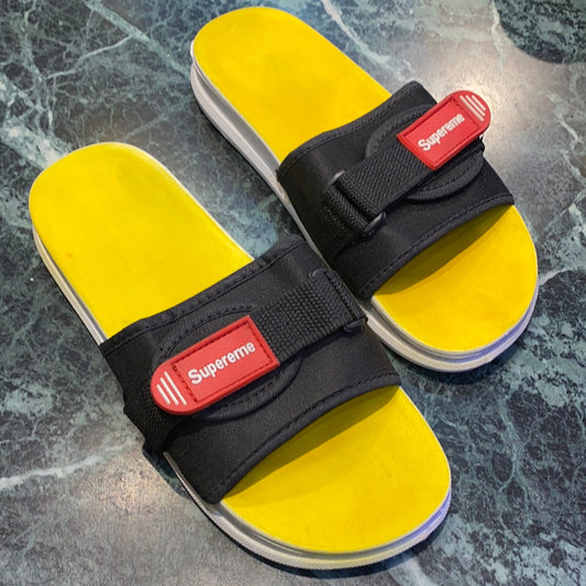 Yellow black slipper(15125)
