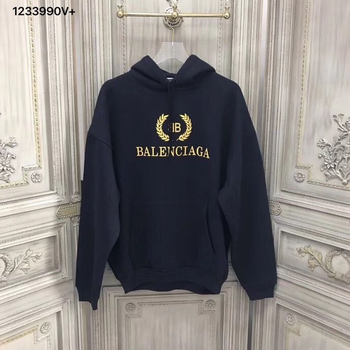 BAL LAB Navy Blue Colour With BAL Embroidery Logo Premium Quality Unisex Hoodie’s 49003