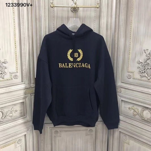 BAL LAB Navy Blue Colour With BAL Embroidery Logo Premium Quality Unisex Hoodie’s 49003