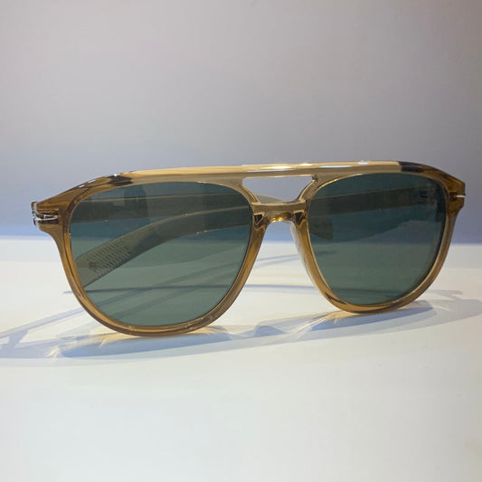 BD Transparent Brown Frame Green Shade Sunglass UM1880-6 55 18-143
