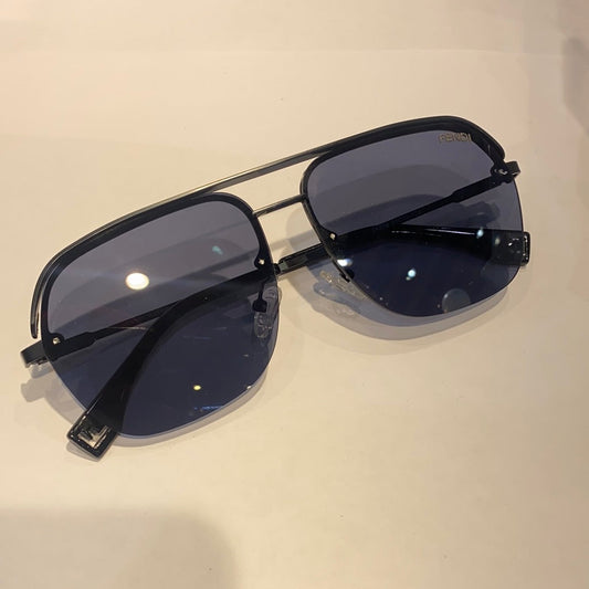 Black Fram Printed Branded Luxury Sunglasses 2A359 58 16-124