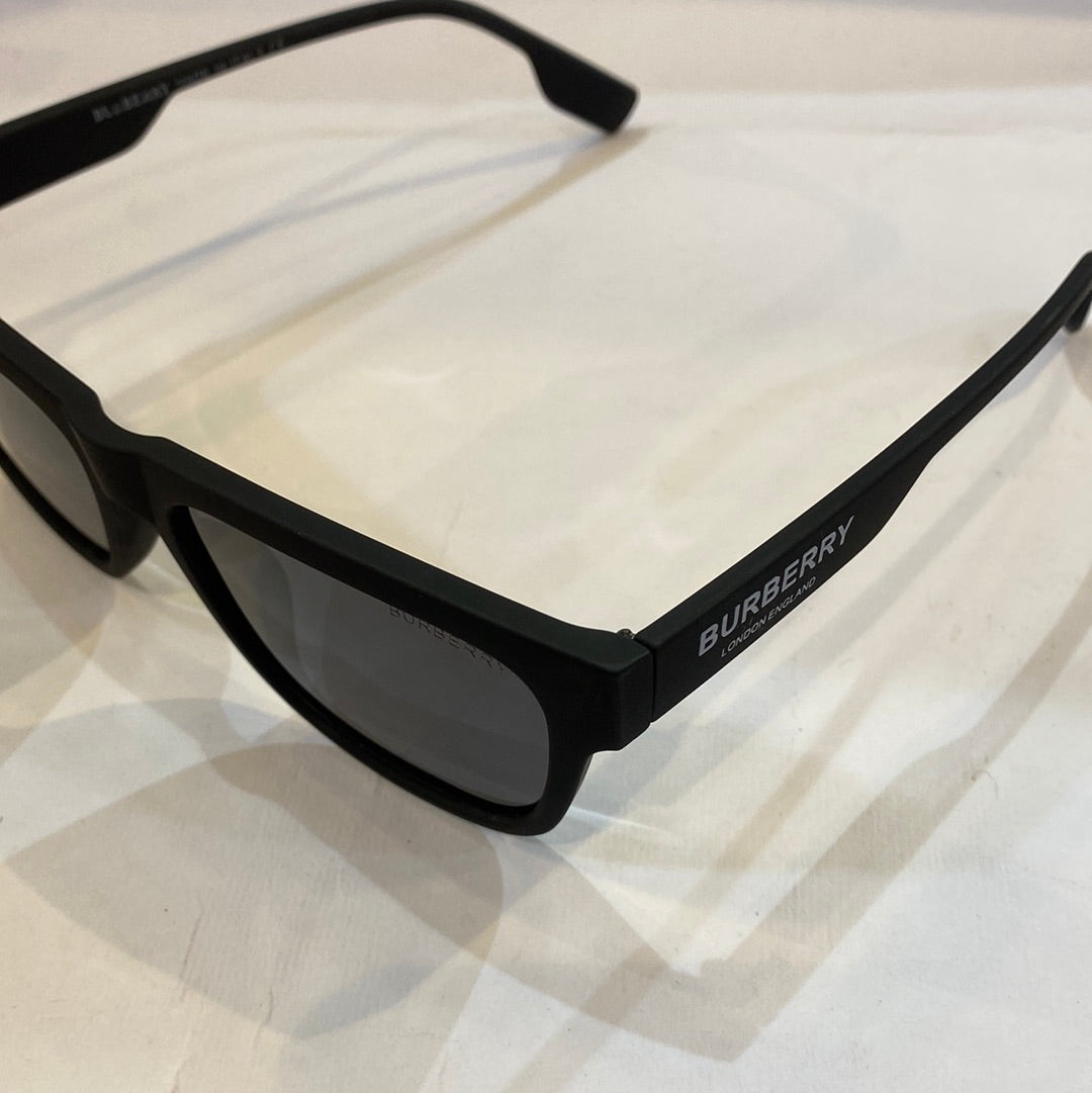 RUB Matte Black Frame Black Shade Unisex Sunglasses B4293S 56 17 145
