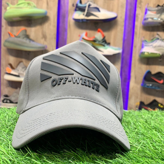 Grey Off White Unisex Cap 700126