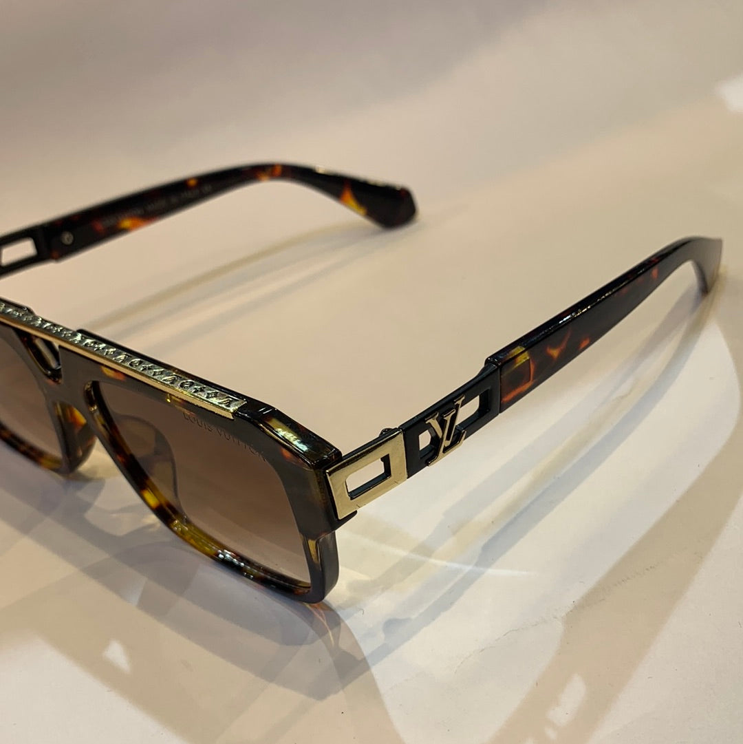 Uol leopard print Frame brown shade sunglass 8334 51 18-139