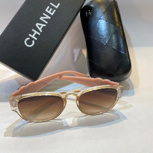 AHC Tansi Pink Frame Brown Shade Unisex Branded Sunglasses 0701 54 19-147