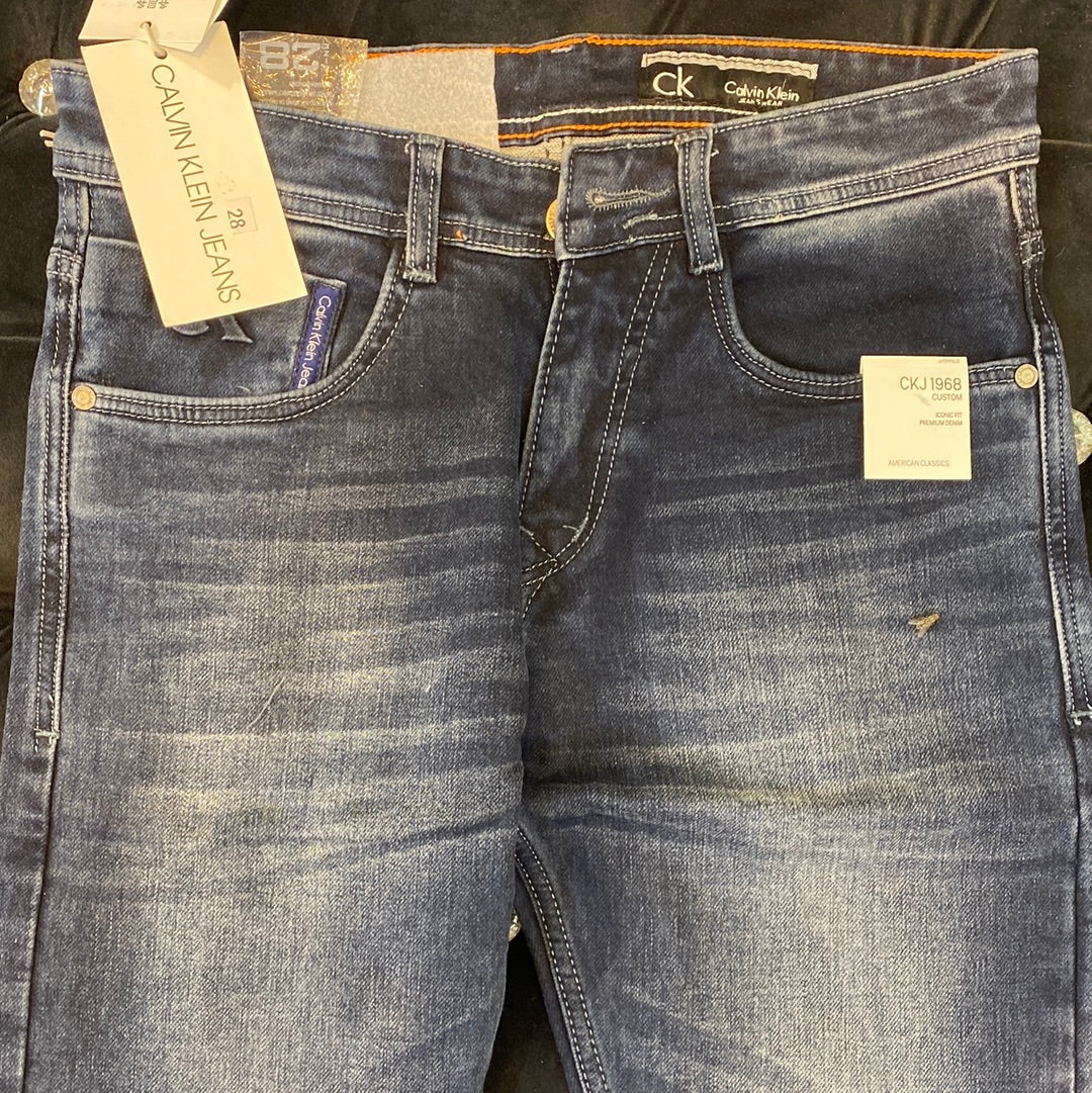 KC Navy Blue Branded Designers Men’s Jeans Mid-Raise Colour And Slim Fit For Men’s Jeans JKC 1968 03082023