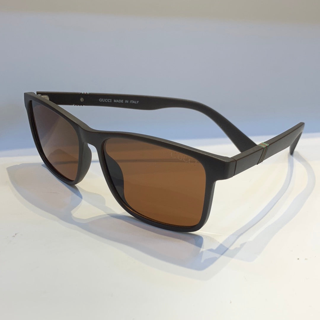 Cug Brown Frame Brown Shade Unisex Sunglass ML21019 57 16 145