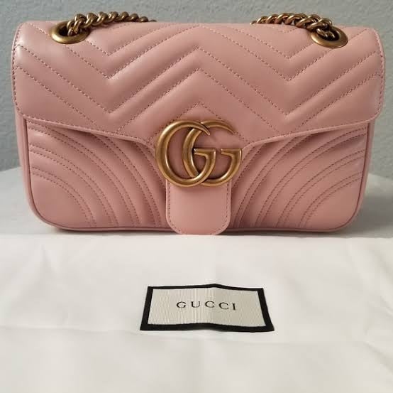 Pink Cug Guc Ladies Side Sling Bag Heavy Quality 17322