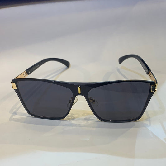 TID Black golden Frame Black Shade Sunglass 22138 58 14 140