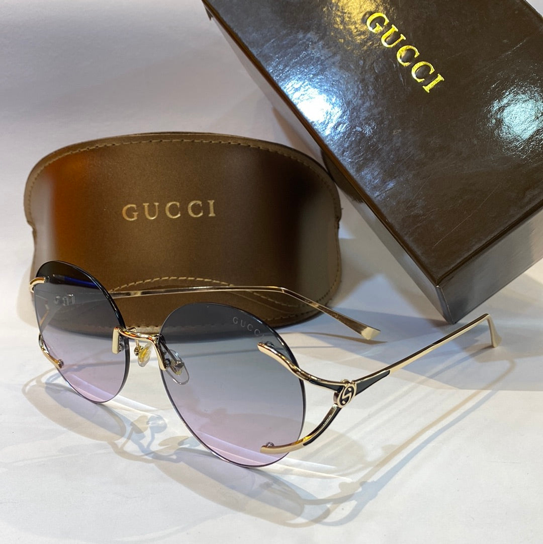 CUG Gold Frame Green Pink Dual Shade Unisex Branded CF58184