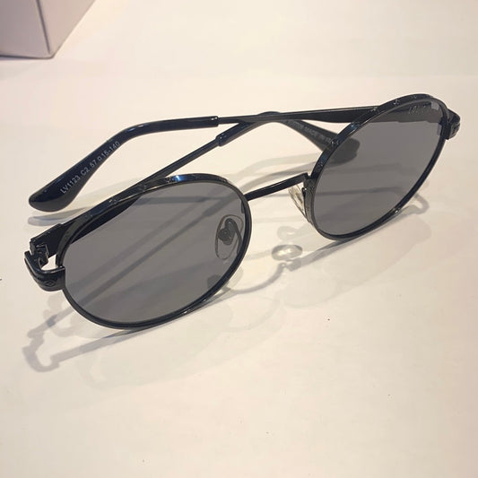 Black Fram Printed Branded Luxury Sunglasses LV1123 C2 57 15-140